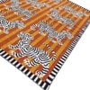 Jaipur Rugs Soft Abstract Wool Polyester Dhurrie Rug White 6x8 ft