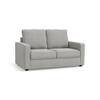 Apollo High Back 2 Seater Fabric Sofa in Vapour Grey Colour