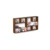 Petree Engineered Wood Wall Mounted Floating Shelf Display Rack Decorative for Livingroom Hall Décor Home Furniture (Brown Maple)