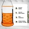 Swingzy Made in India Soft Polyester Hanging Swing for Adults Orange
