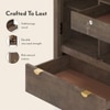 Toledo Solid Wood 2 Door Wardrobe In Danish Walnut Finish
