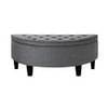Replon 2 Ottoman with Storage Color in Grey