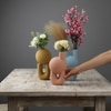 Matte Pastel Geometric Sculpture Vases