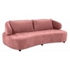 Henry Boucle 3 Seater Sofa in Pink  Color