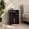 Ren Engineered Wood Bedside Table in Wenge Finish