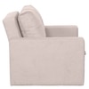 Bella One  Seater Pull Out  Fabric Sofa Cum Bed Cream