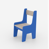 Topolino Engineered Wood Kids Chair in Blue Colour