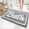 Luxe Home Canada Bath Mat (40x60 cm) Silver
