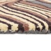 Presto Grey Floral Hand Tufted Wool Carpet 6X9 Feet