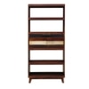 Solid Wood  Bookshelf in Dual Tone Finish
