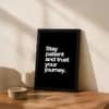 The Castle Decor Stay Patient Trust Your Journey Wall Art 8x12 Inch