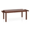Atlas Crest Storage Solid Wood 6 Seater Dining Table In Honey Finish