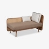 Andaman Neil Solid Wood Day Bed in Light Brown Colour