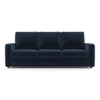 Apollo Compact High Back 3 Seater Fabric Sofa in Cobalt Colour