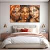 The Castle Decor Women Abstract Wall Painting Wooden Framed Digital Painting 27x48 Inch (Style 2)