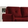 Scarlet Solid Wood Sofa cum Bed in Maroon