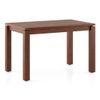 Atlas Solid Wood 4 Seater Dining Table In Honey Finish with set of 4 Ludo upholstered dining chair in Shitake Beige fabric