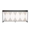 Spydercraft Meko Modern Console Table in Black & White Finish