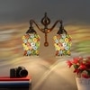 Devansh Metal Electric Wall Light in Multi Colour with Multi Shade Count of 2 Lights