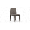 Galatea Dining Chair Set Of 2 Teak In American Walnut Finish With Grey Colour Fabric