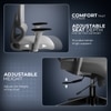 Imperia Ergonomic Study Chair in Grey Colour