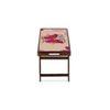 Butterfly Spread Solid Wood Bookshelf and Serving Tray In Multicolour