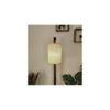 Elementary Beige Jute Floor Lamp with Beige Jute Base