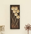 W-Piper Abstract Metal Wall Decor in Gold Set of 1