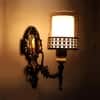 Eliante Glimmera Antique Gold Iron Wall Light With E27 Holder In Antique Gold Colour