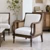 Upland Accent Sofa Chair in Walnut Finish