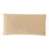 Moss Knit Cotton Cushion Cover  Cuban Sand 12X20  Inches