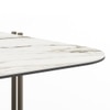 Paloma Square Marble Coffee Table in Pluto Spanish Ceramic Finish