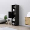 Hexa Engineered Wood Bookshelf Multipurpose Storage Rack in Flower Wenge Colour