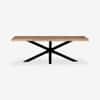 Avrelle Jewel Solid Wood 6 Seater Dining Table in Limewash Finish