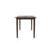 Monterey 4 Seater Dining Set with 1 Bench and 2 Chairs (Rubberwood, Dark Cappuccino Finish)