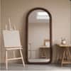 The Artment Unbreakable Brown Arch Puff Floor Mirror (170 x 70) cm