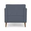 Wisdom Boucle Upholstered Lounge Chair Blue Colour