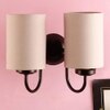 Buddy Grey Fabric Wall Light