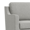 Abbey Sofa Set (Colour : Vapour Grey, Cushion : Soft, Seater : 3+1+1)