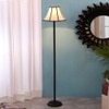 Glenn Black Cotton Shade Floor Lamp