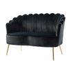 Ukraine Fabric Sofa (Black)