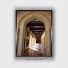 Pink Arch Wood Framed Canvas Wall Prints Canvas Wall Prints Set of 1 Multicolor Matte