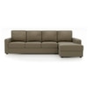 Apollo Compact Sofa (Colour : Cappucino, Cushion : Hard, Seating Capacity : Right Aligned 3 Seater + Right Aligned Chaise)