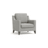Abbey 1 Seater Fabric Sofa in Vapour Grey Colour