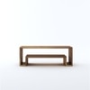Kiara Solid Wood Free Standing TV Unit in Teak Finish