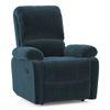 Edison Single Seater Recliner in Pebble Blue Colour