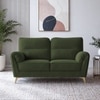 Osbert Velvet 2 Seater Sofa in Olive Green color