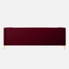 Texude Velvet 3 Seater Sofa in Maroon Colour