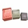 Galvanized Rectangular Metal Onion Potato Garlic Storage Container Set In Multicolor Colour