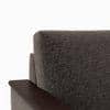 Corby Premium 1 Seater Fabric Sofa in Smoke Colour